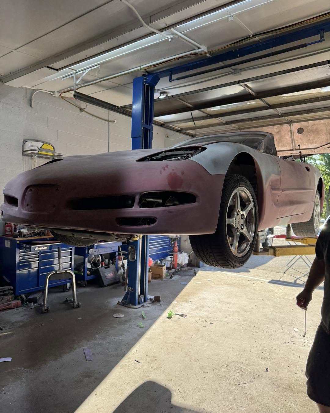 Stripped to primer