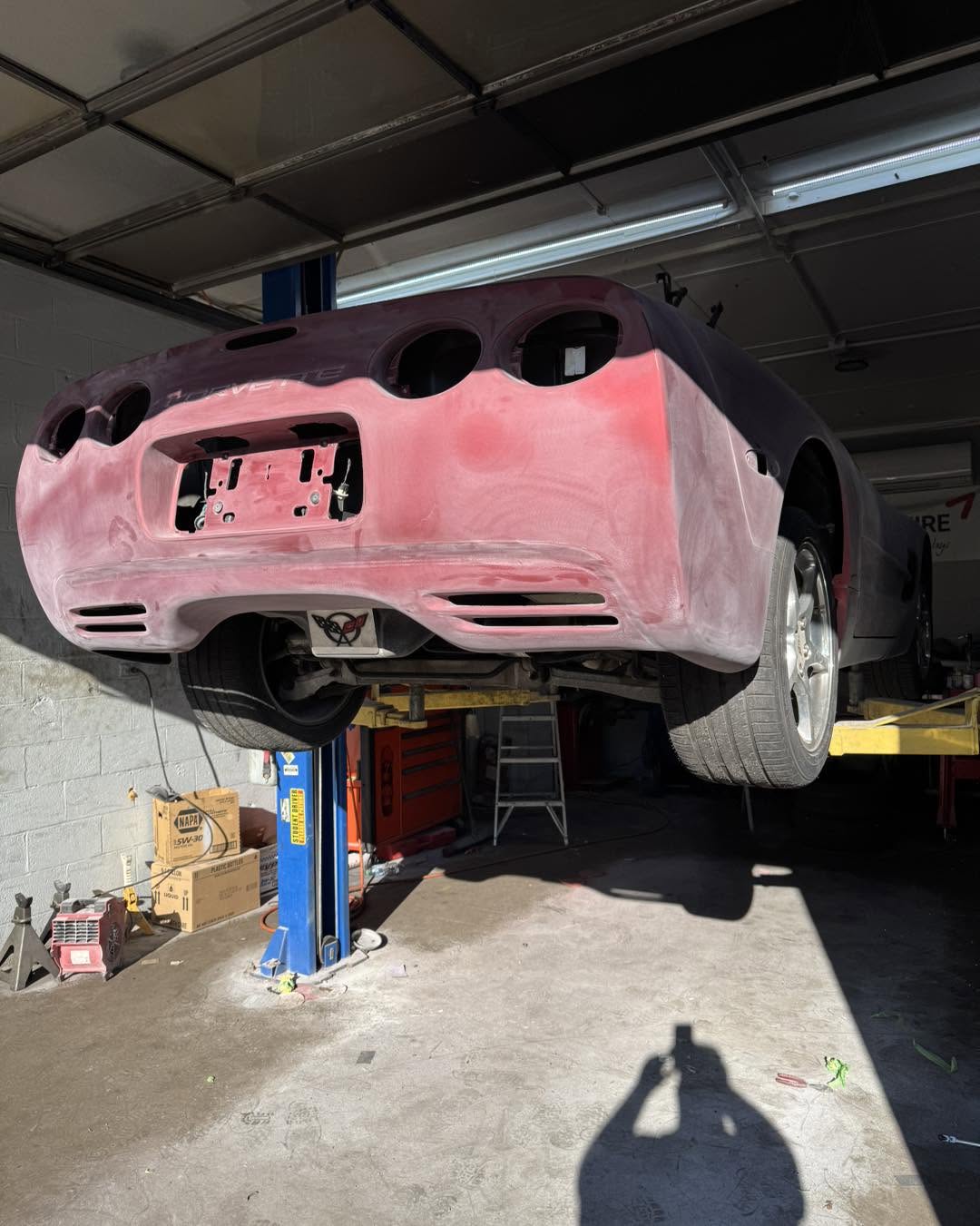 Rear end prep